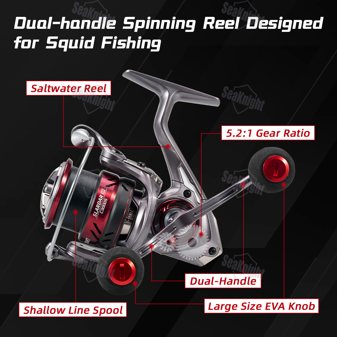 รอกตกปลา SeaKnight รุ่น SLARDA - Daiwa Reel Fuego บทวิจารณ์และราคา
