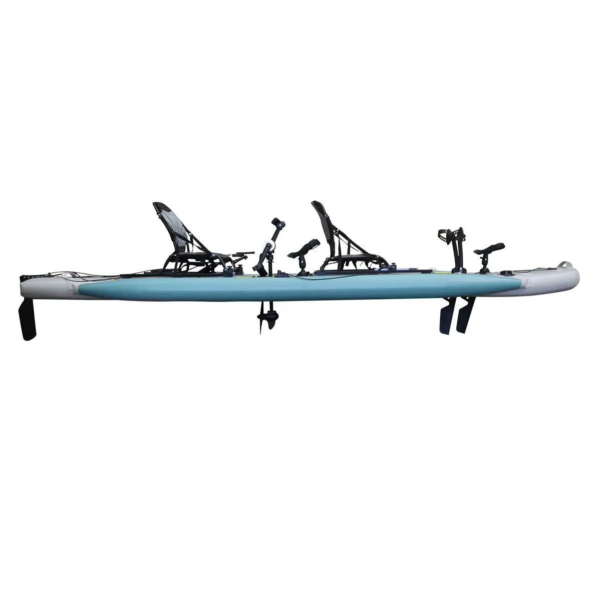 14ft Inflatable ตกปลาเรือแคนูเ - Fishing Kayak Seat บทวิจารณ์และราคา
